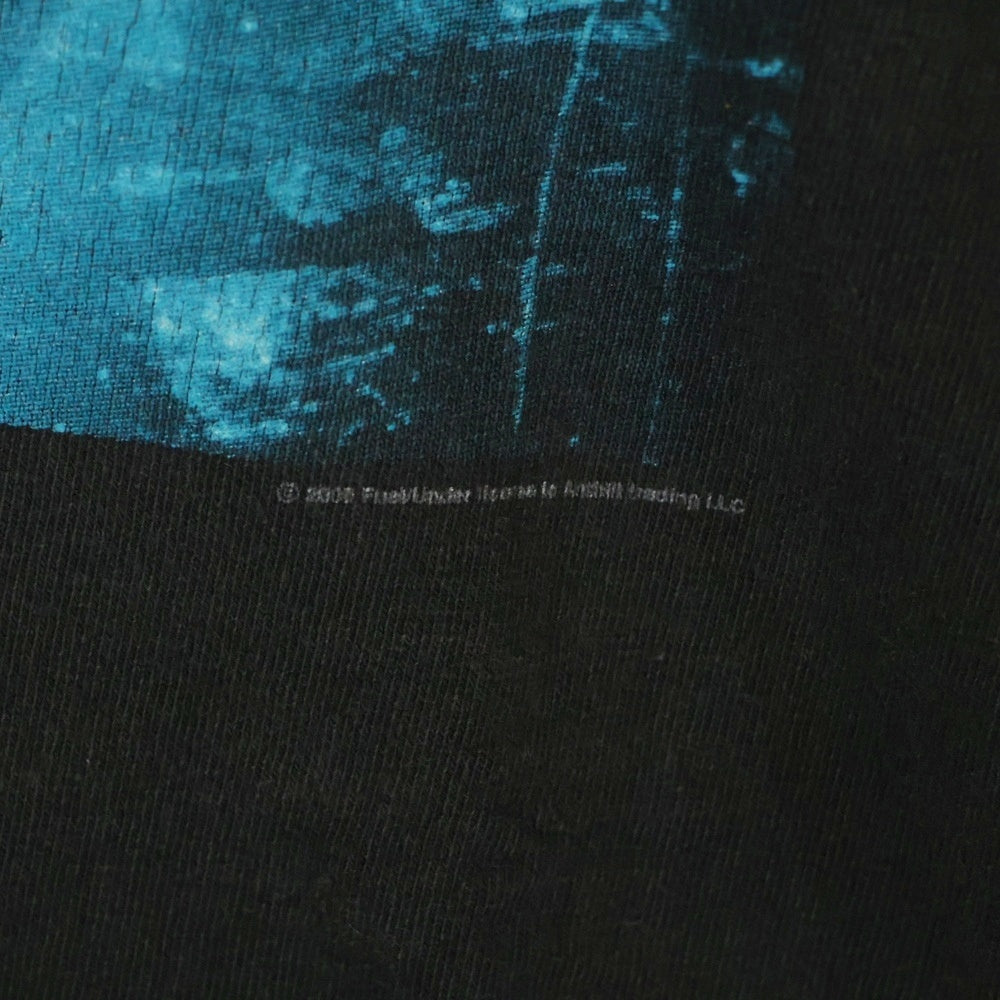 VINTAGE(ヴィンテージ) 00s FUEL SOMETHING LIKE HUMAN 2000 フューエル 両面プリント 半袖 Tシャツ カットソー ブラック