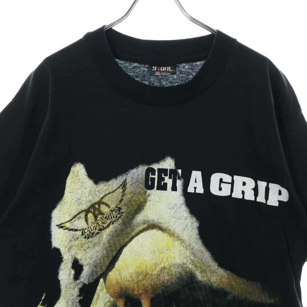VINTAGE(ヴィンテージ) AEROSMITH GET A GRIP tour エアロスミス ゲット ア グリップ ツアーTシャツ 半袖カットソー ブラック