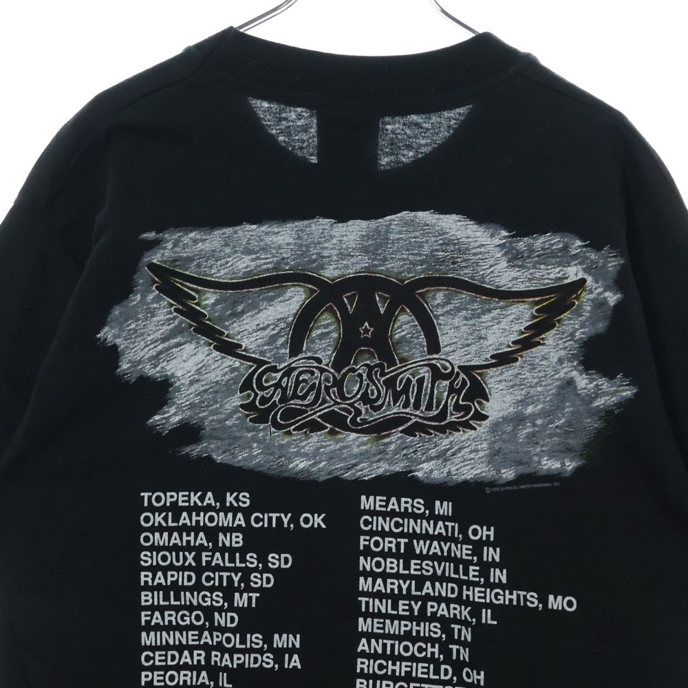 VINTAGE(ヴィンテージ) AEROSMITH GET A GRIP tour エアロスミス ゲット ア グリップ ツアーTシャツ 半袖カットソー ブラック