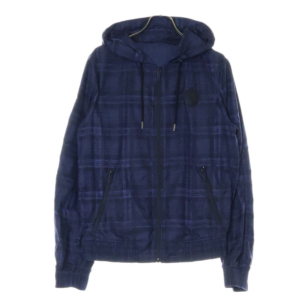 Berluti(ベルルッティ) スクリット カリグラフィー柄 ジップ アップ ナイロン ジャケット ネイビー 208892