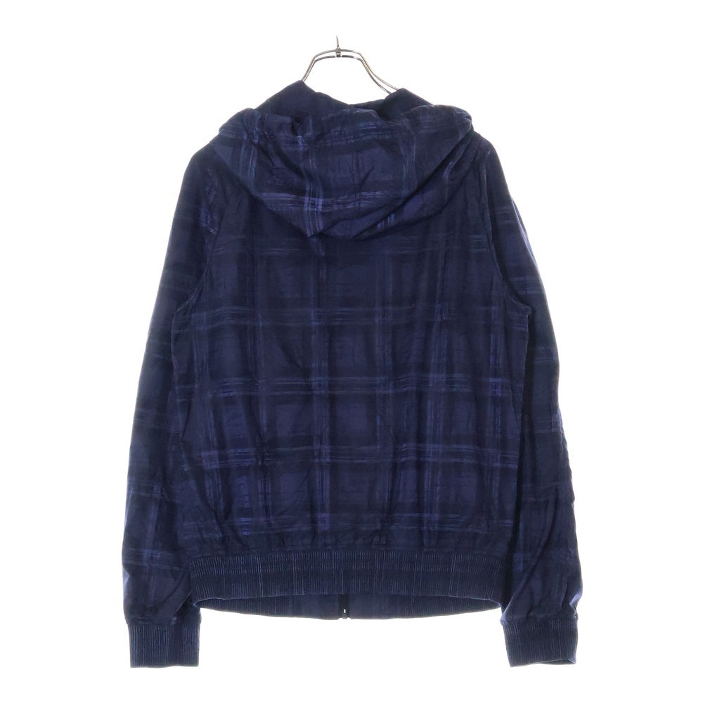 Berluti(ベルルッティ) スクリット カリグラフィー柄 ジップ アップ ナイロン ジャケット ネイビー 208892