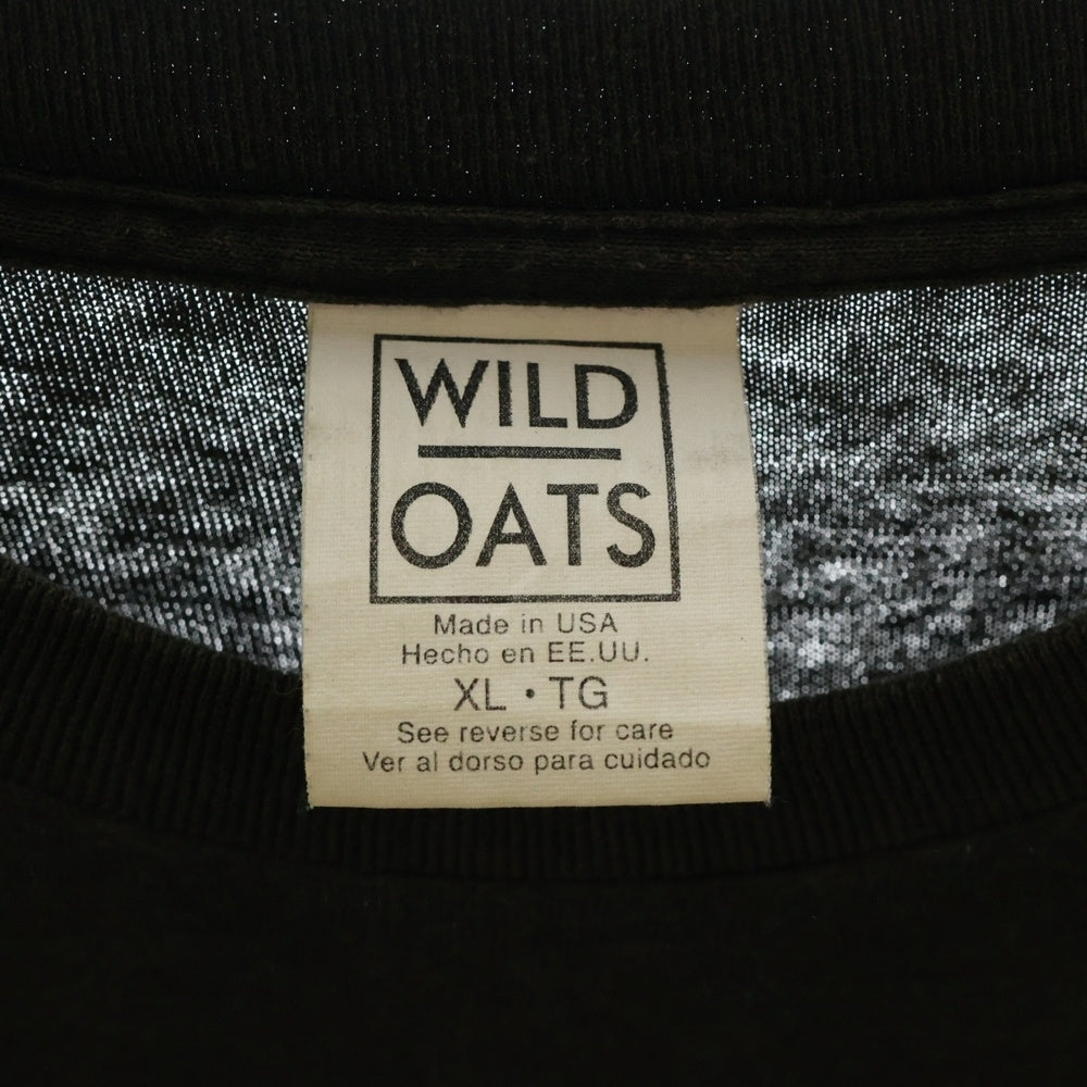 VINTAGE(ヴィンテージ) 90s MISFITS SKULL GREEN TEXT INVADE AMERICA IN 1998 ミスフィッツ ビックフェイス 両面プリント Tシャツ 半袖カットソー ブラック