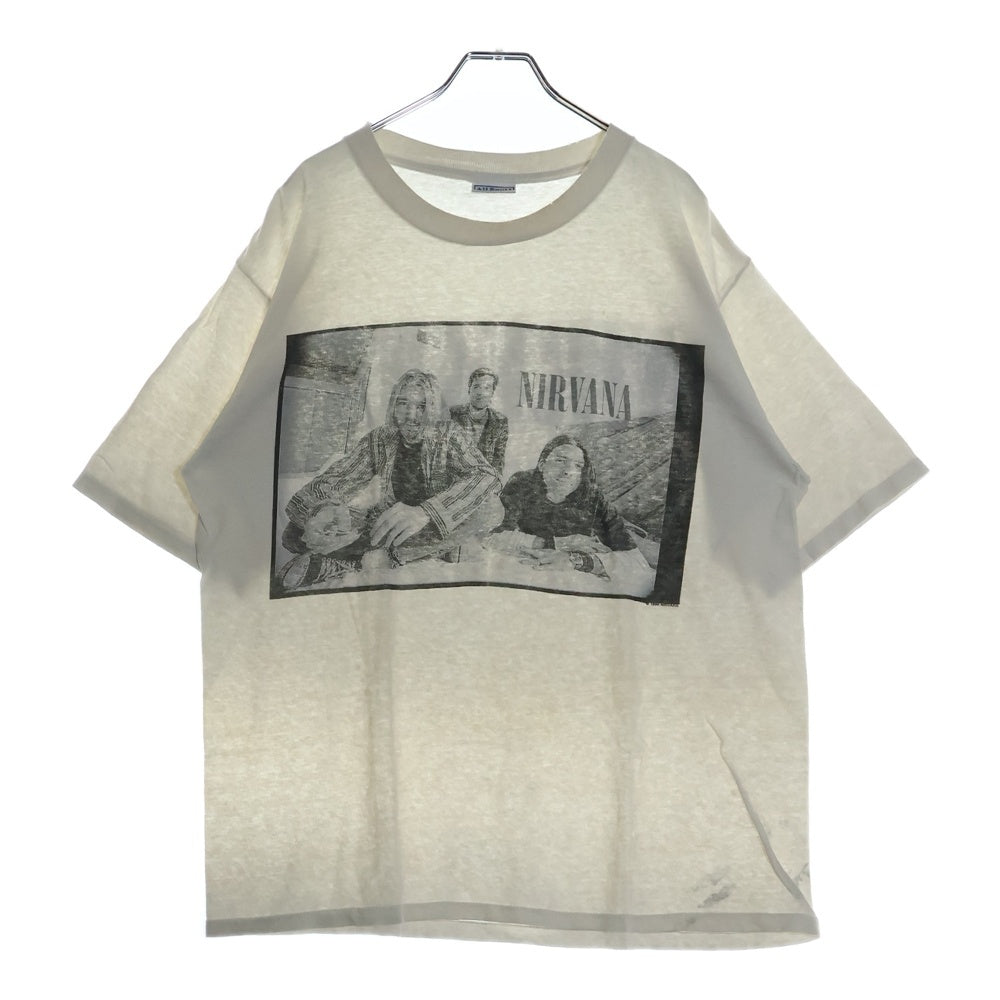 VINTAGE(ヴィンテージ) 90s NIRVANA 1996 PORTRAIT WHITE TEE ニルヴァーナ 両面プリント半袖Tシャツ カットソー ホワイト