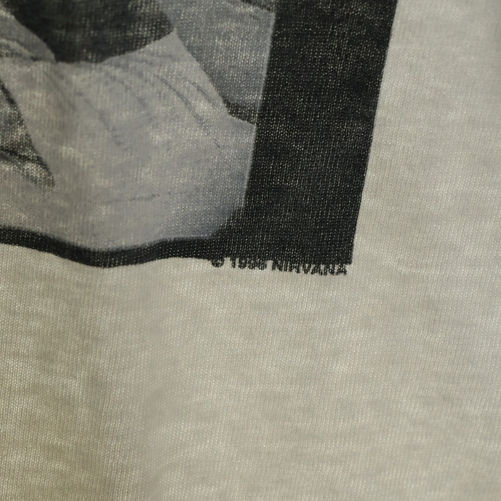 VINTAGE(ヴィンテージ) 90s NIRVANA 1996 PORTRAIT WHITE TEE ニルヴァーナ 両面プリント半袖Tシャツ カットソー ホワイト