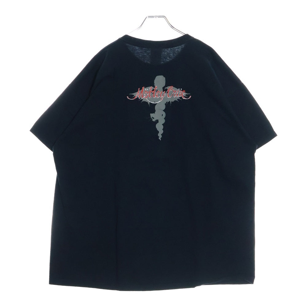 VINTAGE(ヴィンテージ) 90s MOTLEY CRUE THEATRE OF PAIN モトリークルー フロント プリント Tシャツ 半袖カットソーブラック