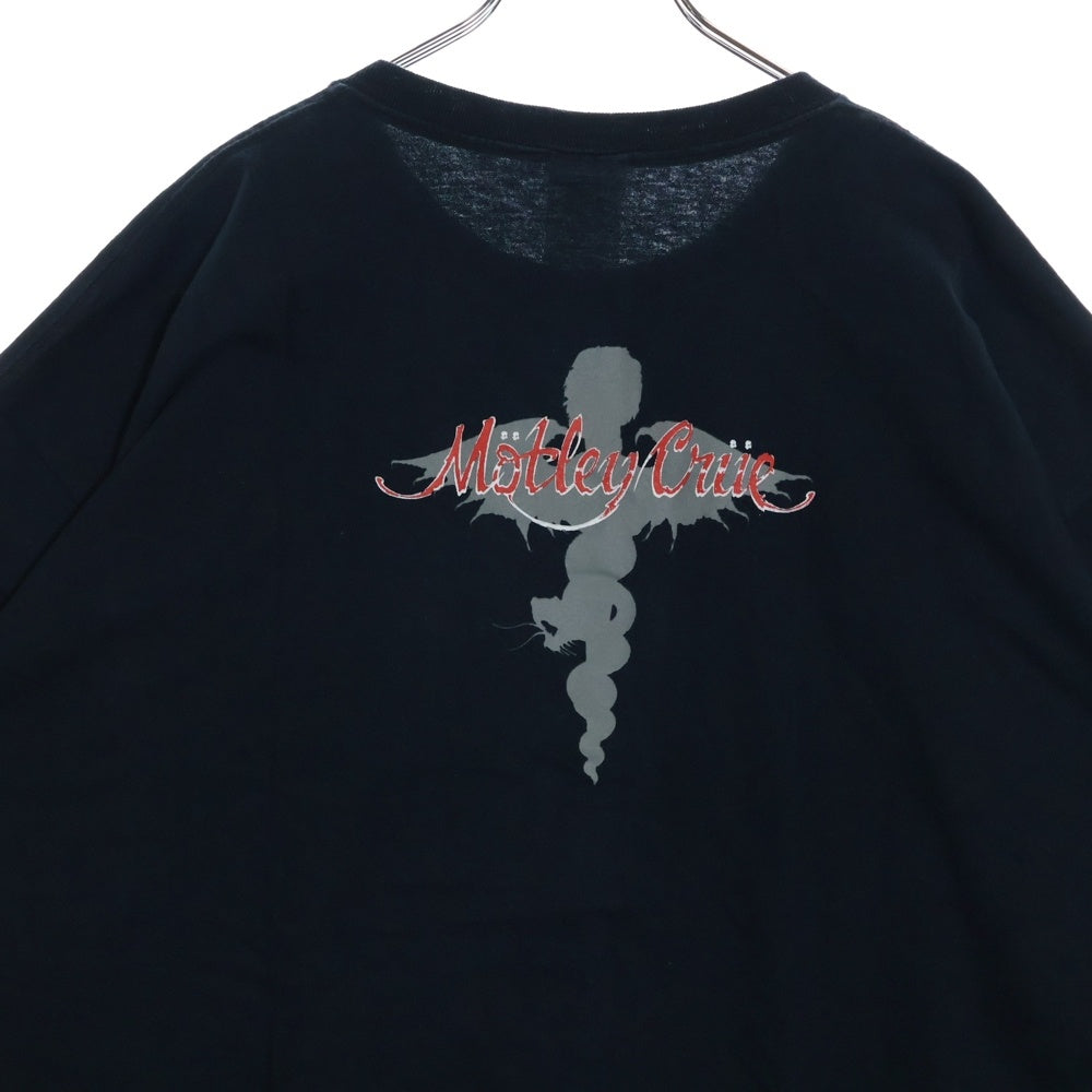 VINTAGE(ヴィンテージ) 90s MOTLEY CRUE THEATRE OF PAIN モトリークルー フロント プリント Tシャツ 半袖カットソーブラック