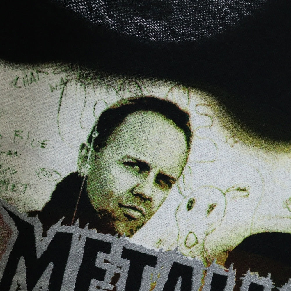 VINTAGE(ヴィンテージ) 00s METALLICA PUSHEAD TOUR 2004 メタリカ パスヘッド ツアー 両面プリント Tシャツ 半袖カットソーブラック