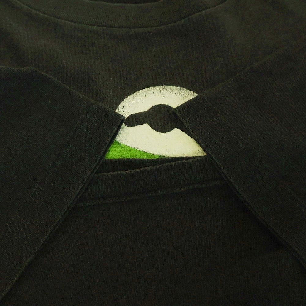 VINTAGE(ヴィンテージ) 90s KERMIT BIG FACE TEE カーミット 両面プリント半袖Tシャツ カットソー ブラック