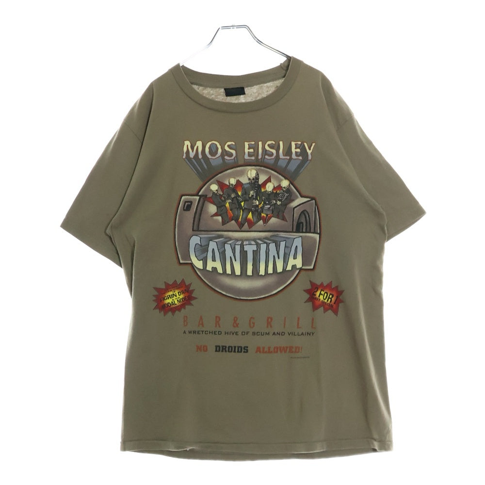 VINTAGE(ヴィンテージ) 90-00s STAR WARS MOS EISLEY CANTINA TEE スターウォーズ フロントプリント半袖Tシャツ カットソー ブラウン