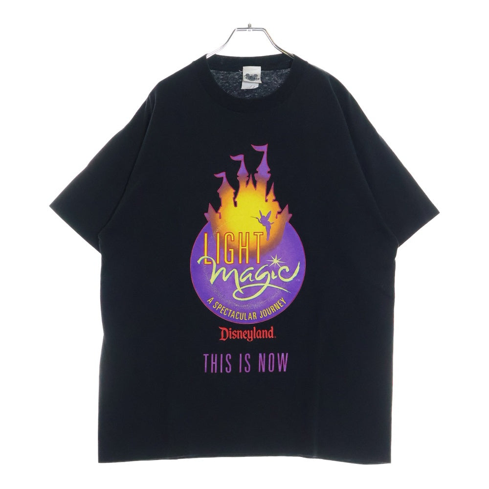 VINTAGE(ヴィンテージ) 90s DISNEY LIGHT MAGIC TEE ディズニー エレクトリカルパレード 両面プリント半袖Tシャツ カットソー ブラック