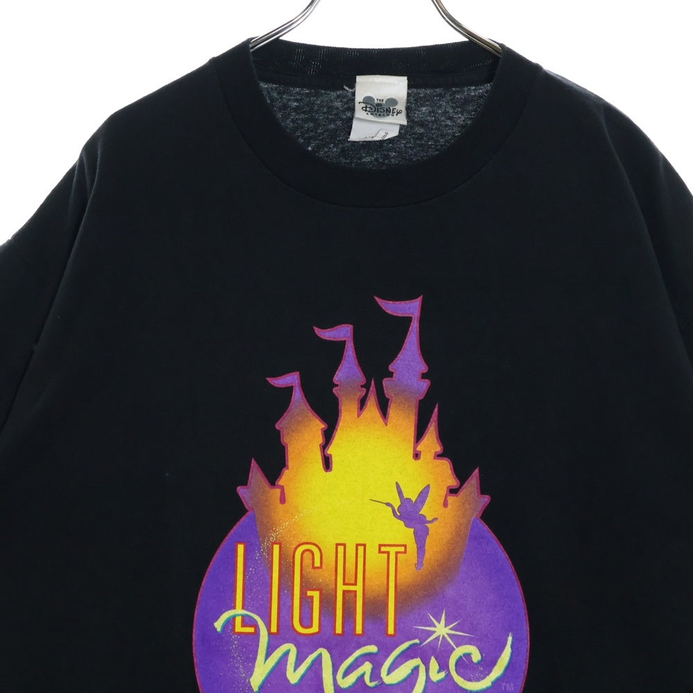 VINTAGE(ヴィンテージ) 90s DISNEY LIGHT MAGIC TEE ディズニー エレクトリカルパレード 両面プリント半袖Tシャツ カットソー ブラック