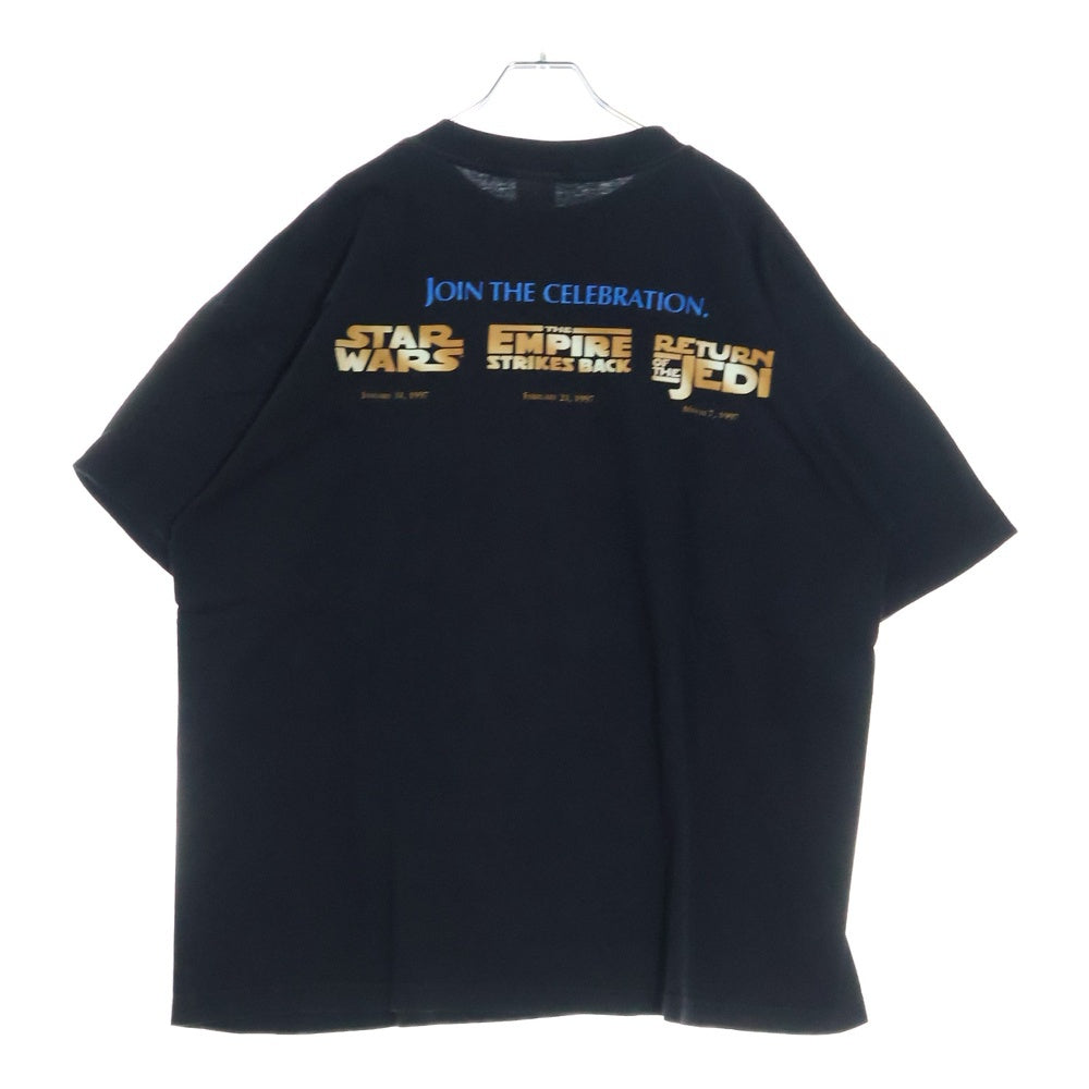 VINTAGE(ヴィンテージ) 90-00s STAR WARS The Trilogy 1997 Special Edition TEE スターウォーズ 両面プリント半袖Tシャツ カットソー ブラック