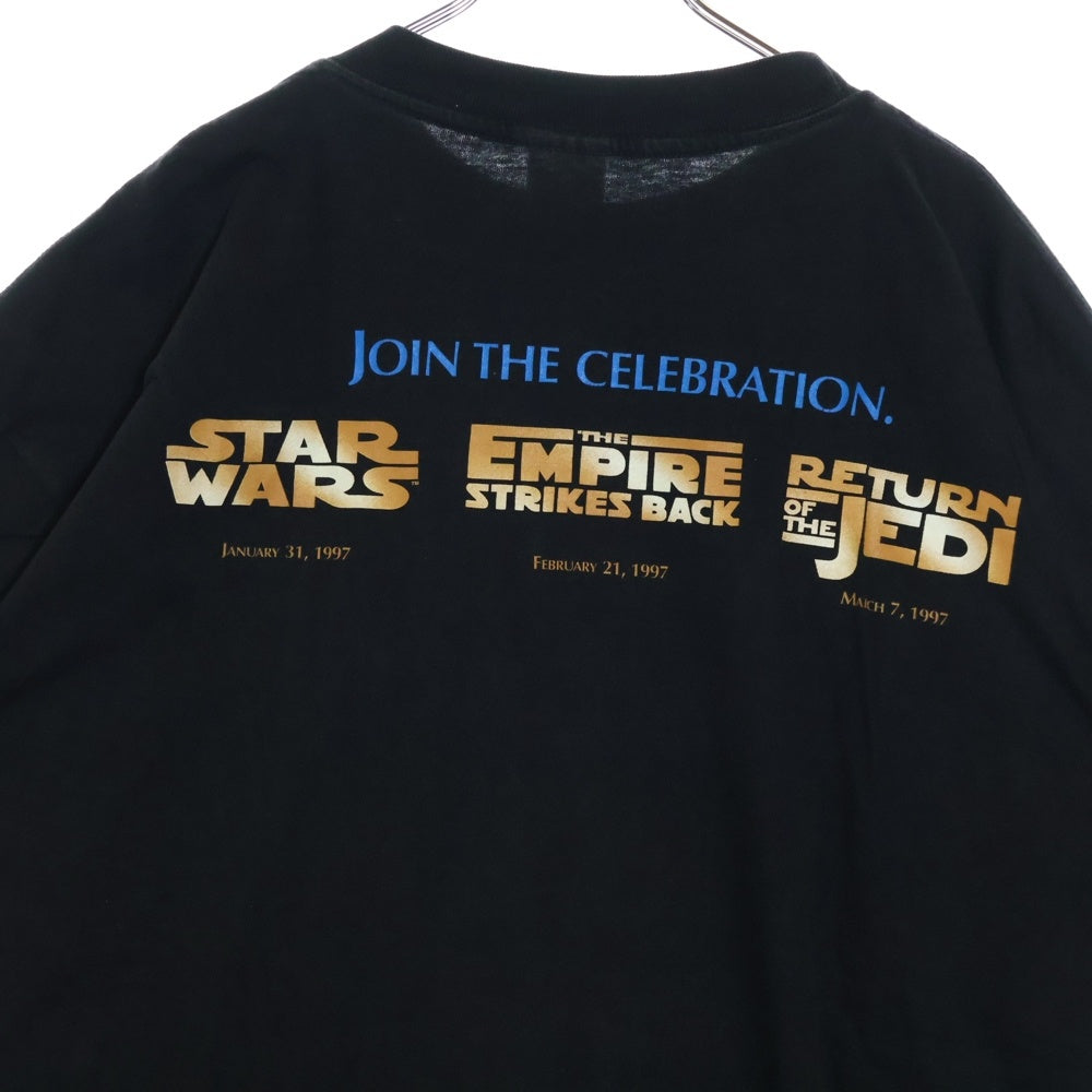 VINTAGE(ヴィンテージ) 90-00s STAR WARS The Trilogy 1997 Special Edition TEE スターウォーズ 両面プリント半袖Tシャツ カットソー ブラック