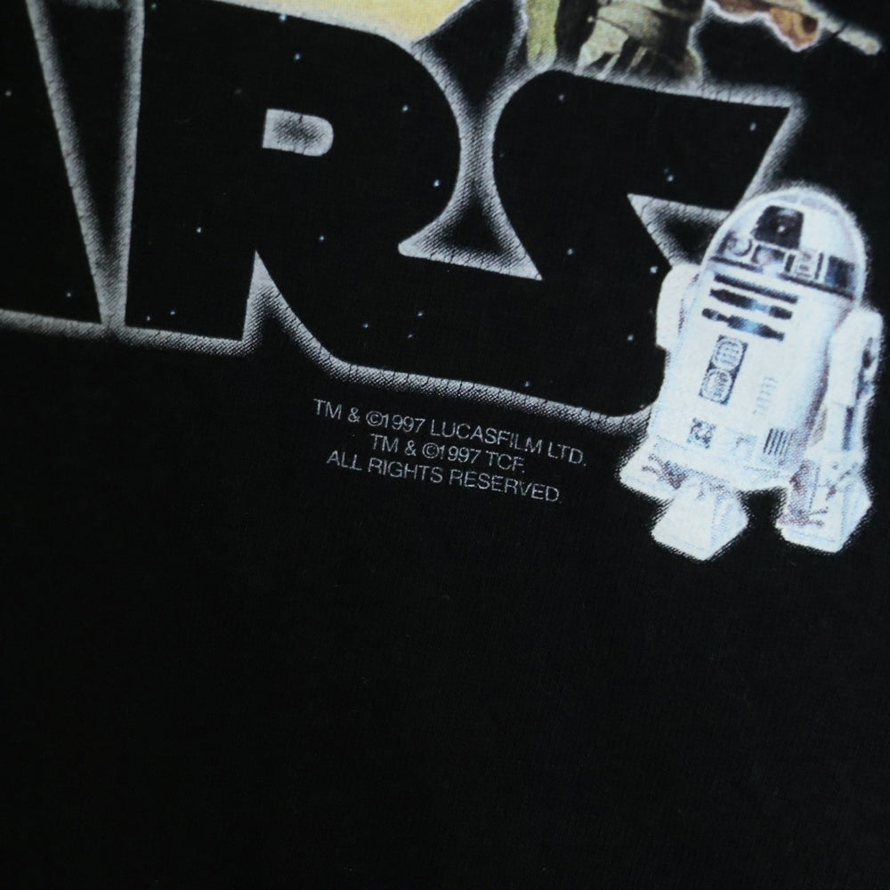 VINTAGE(ヴィンテージ) 90-00s STAR WARS The Trilogy 1997 Special Edition TEE スターウォーズ 両面プリント半袖Tシャツ カットソー ブラック