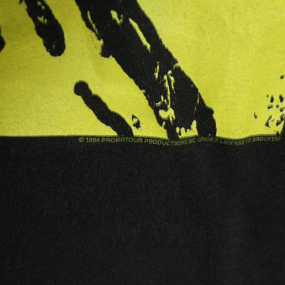 VINTAGE(ヴィンテージ) 90s THE ROLLING STONES VOODOO LOUNGE WORLD TOUR 94/95 TEE ザ ローリングストーンズ 両面プリント半袖Tシャツ カットソー ブラック