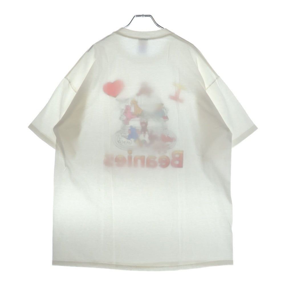 VINTAGE(ヴィンテージ) 00s 1997 I Love Beanies TEE フロントプリント半袖Tシャツ カットソー ホワイト
