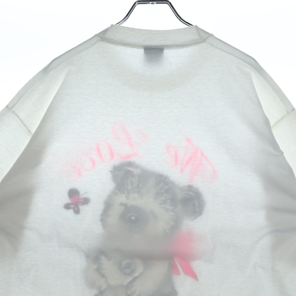 VINTAGE(ヴィンテージ) 90s We Love Big Bear Lake CA フロントプリント半袖Tシャツ カットソー ホワイト