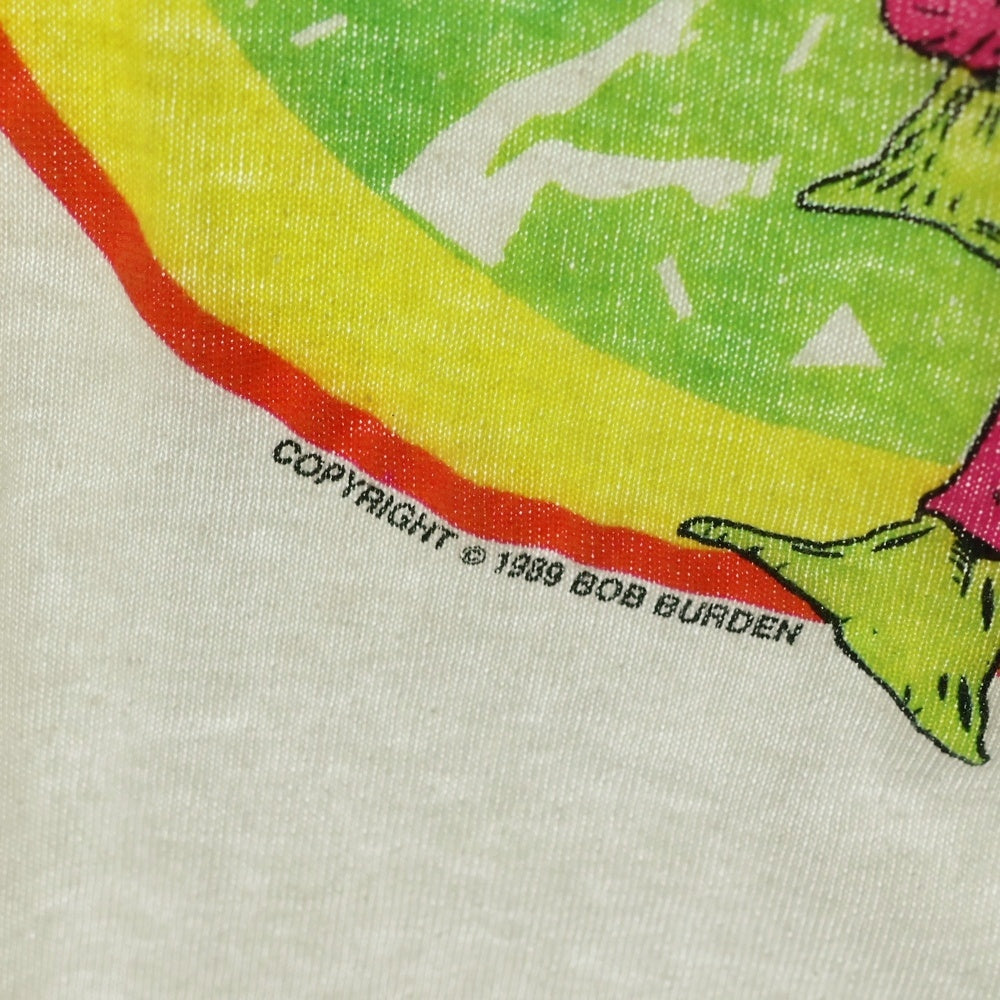 VINTAGE(ヴィンテージ) 90s Flaming Carrot Comics TEE フロントプリント半袖Tシャツ カットソー ホワイト
