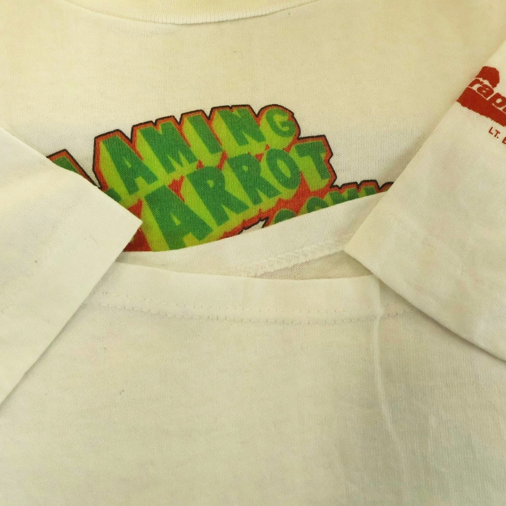 VINTAGE(ヴィンテージ) 90s Flaming Carrot Comics TEE フロントプリント半袖Tシャツ カットソー ホワイト