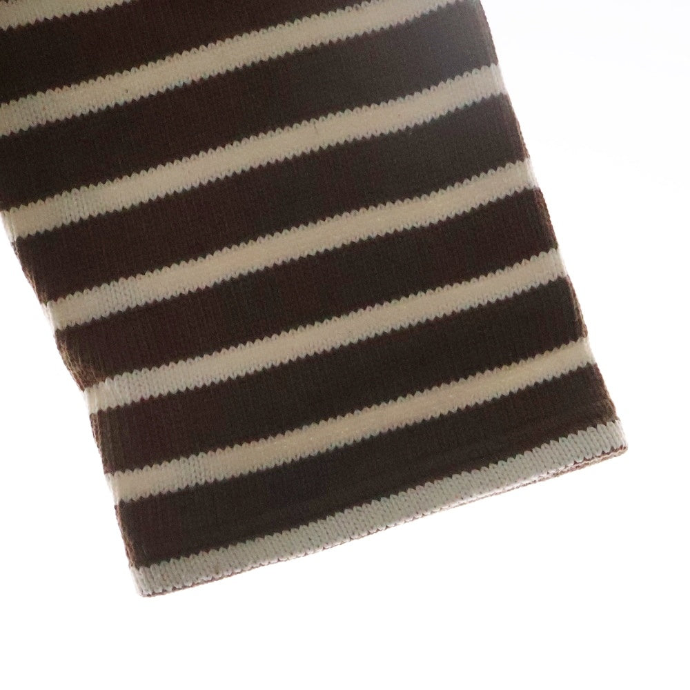 SAINT JAMES(セントジェームス) 80‐90s Basque shirt バスク シャツ MADE IN FRANCE 長袖カットソー ブラウン/ホワイト