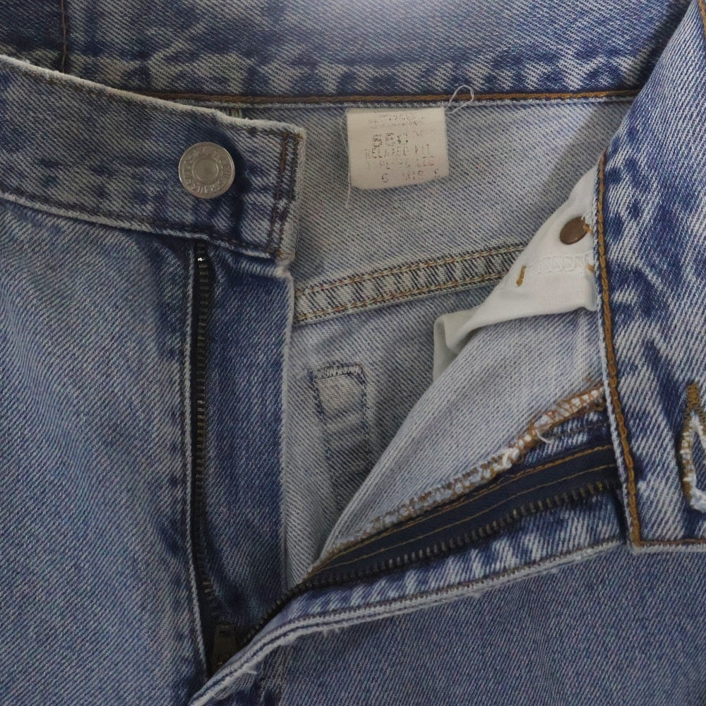 Levi's(リーバイス) 00s 550 ボタン裏刻印748 RELAXED FIT ジップ デニム パンツ インディゴ