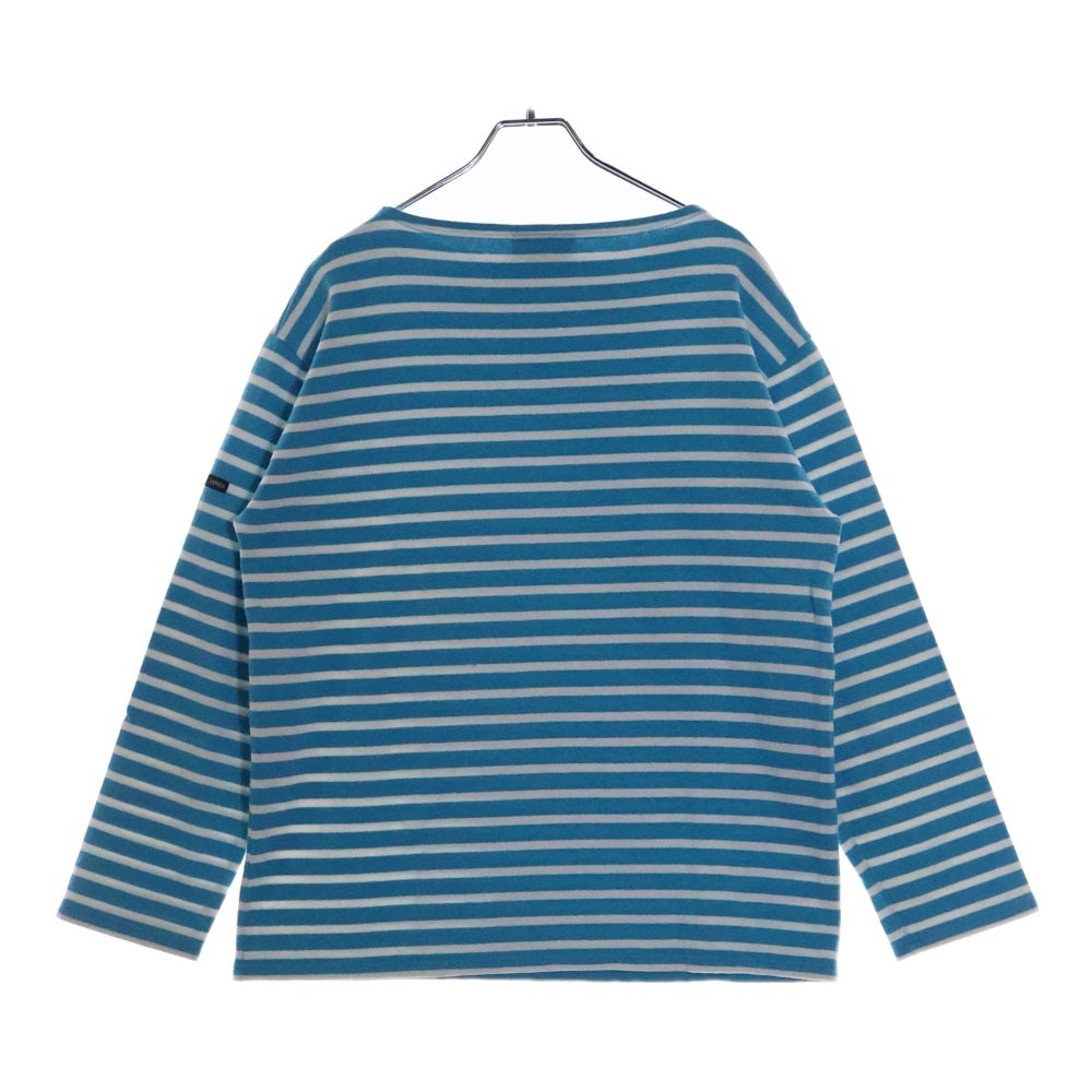 SAINT JAMES(セントジェームス) 80‐90s Basque shirt バスク シャツ MADE IN FRANCE 長袖カットソー ブルー/ホワイト