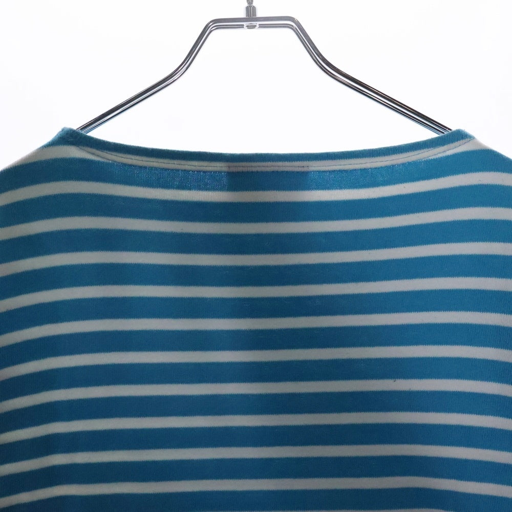 SAINT JAMES(セントジェームス) 80‐90s Basque shirt バスク シャツ MADE IN FRANCE 長袖カットソー ブルー/ホワイト