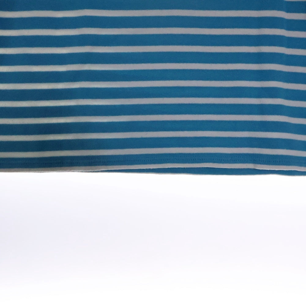 SAINT JAMES(セントジェームス) 80‐90s Basque shirt バスク シャツ MADE IN FRANCE 長袖カットソー ブルー/ホワイト