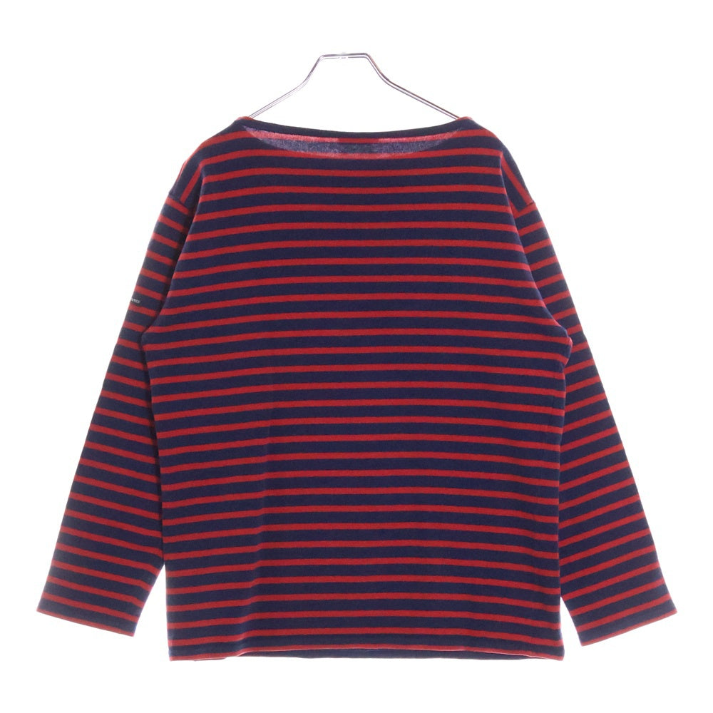 SAINT JAMES(セントジェームス) 90‐00s Basque shirt バスク シャツ MADE IN FRANCE 長袖カットソー ネイビー/レッド