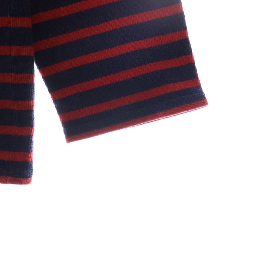 SAINT JAMES(セントジェームス) 90‐00s Basque shirt バスク シャツ MADE IN FRANCE 長袖カットソー ネイビー/レッド