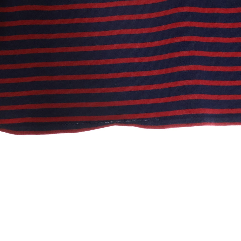 SAINT JAMES(セントジェームス) 90‐00s Basque shirt バスク シャツ MADE IN FRANCE 長袖カットソー ネイビー/レッド