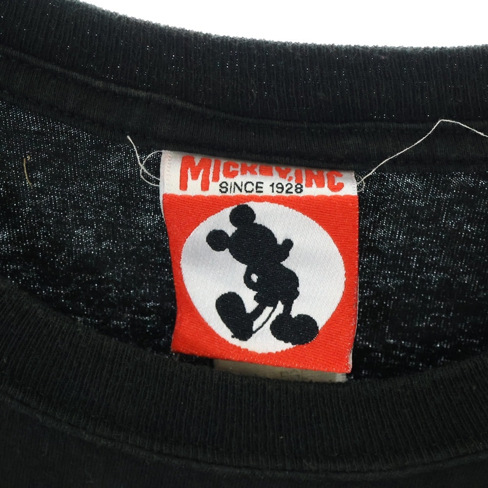 VINTAGE(ヴィンテージ) 00s DISNEY ミニー フロント プリント Tシャツ 半袖カットソー ブラック