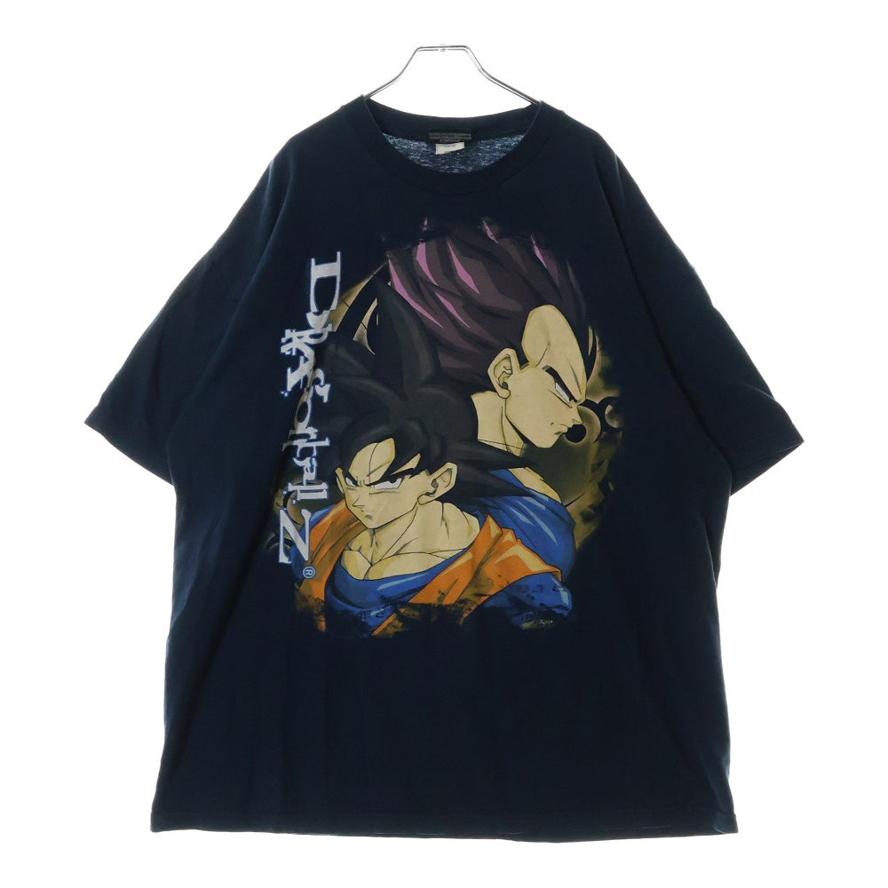 VINTAGE(ヴィンテージ) 00s Dragon Ball Z 悟空 ベジータ フロント プリント Tシャツ 半袖カットソー ブラック