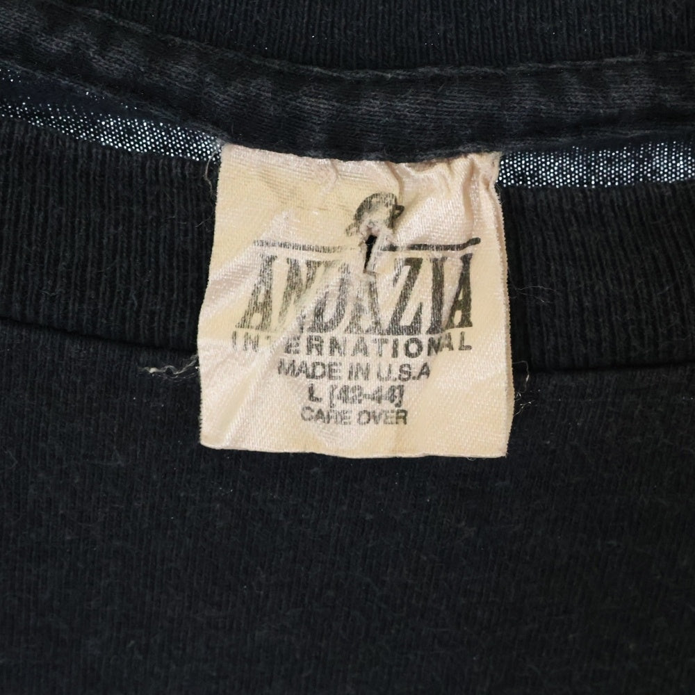 VINTAGE(ヴィンテージ) 90s M.C. ESCHER MULTI ART LS BLACK ANDAZIA エッシャー ロンT Tシャツ 半袖カットソー ブラック