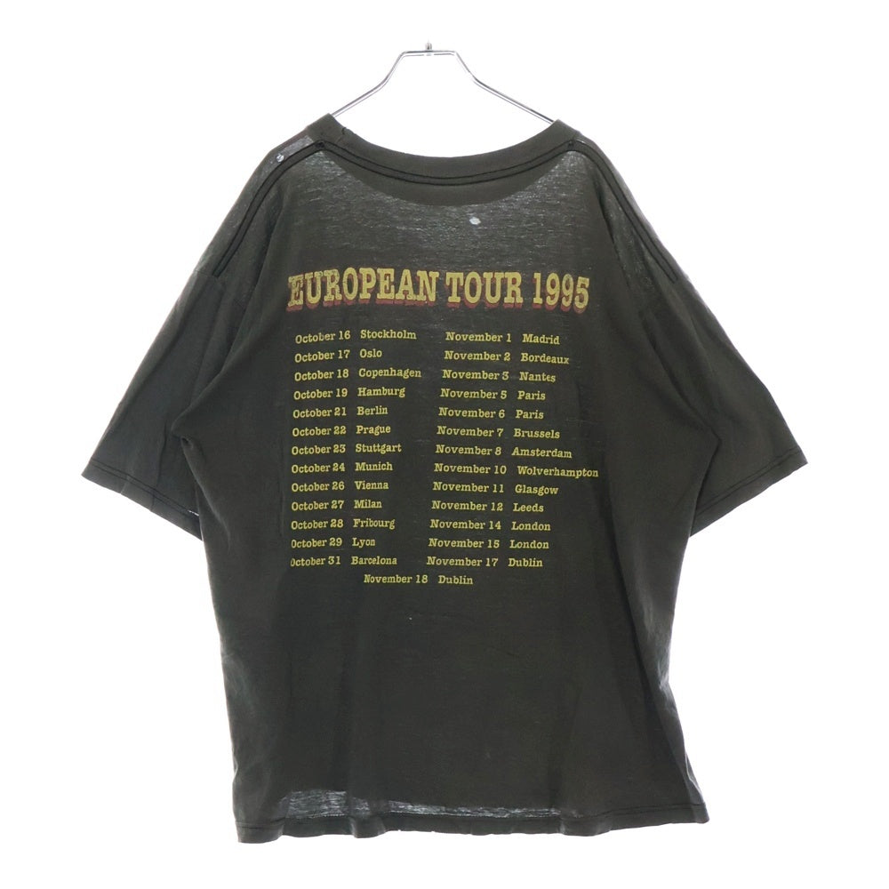 VINTAGE(ヴィンテージ) 90s FOO FIGHTERS EXHAUSTED ALBUM COVER ANGRY FACE TEE フーファイターズ 両面プリント半袖Tシャツ カットソー ブラック