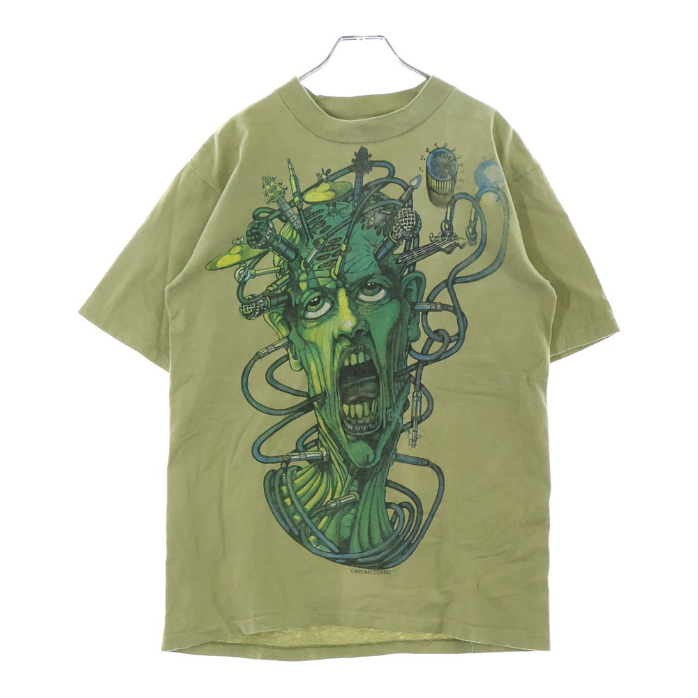 VINTAGE(ヴィンテージ) 90s CARCASS COVERS カーカス カバーズ 両面プリント Tシャツ 半袖カットソー グリーン