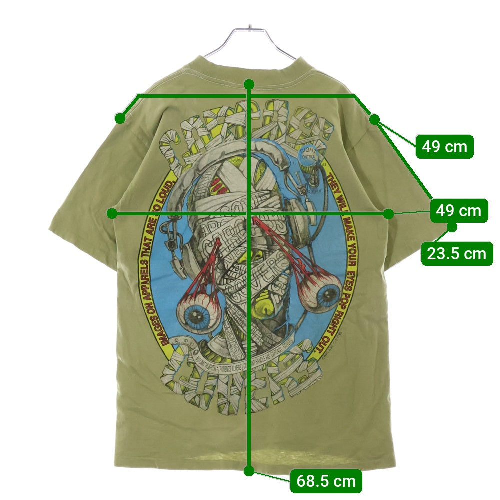 VINTAGE(ヴィンテージ) 90s CARCASS COVERS カーカス カバーズ 両面プリント Tシャツ 半袖カットソー グリーン