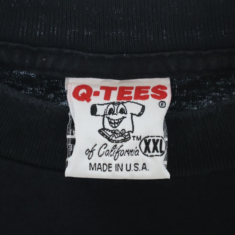 VINTAGE(ヴィンテージ) 90~00s KID ROCK AMERICAN BAD ASS MIDDLE FINGER TEE キッドロック USA製 両面プリント 半袖Tシャツ カットソー ブラック
