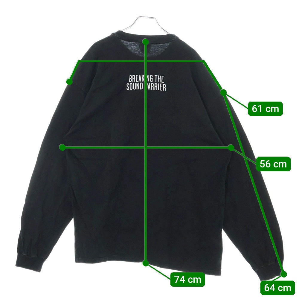 VINTAGE(ヴィンテージ) 90~00s BOSE BREAKING THE SOUND BARRIER L/S ボーズ 企業 長袖Tシャツ カットソー ブラック