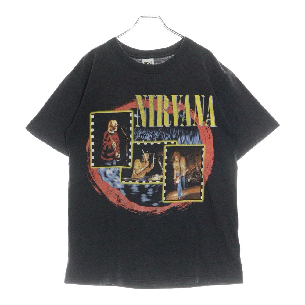 VINTAGE(ヴィンテージ) 00s NIRVANA PHOTO ニルヴァーナ フォト Tシャツ 半袖カットソー ブラック