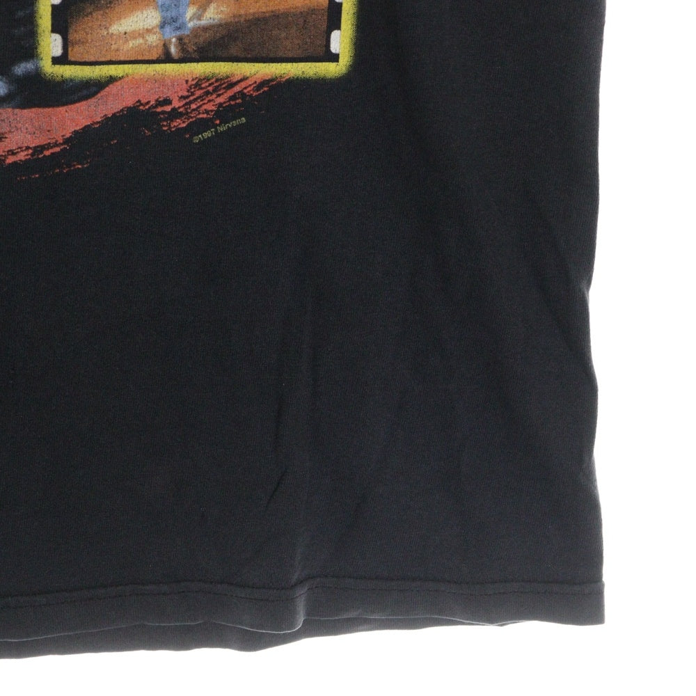 VINTAGE(ヴィンテージ) 00s NIRVANA PHOTO ニルヴァーナ フォト Tシャツ 半袖カットソー ブラック