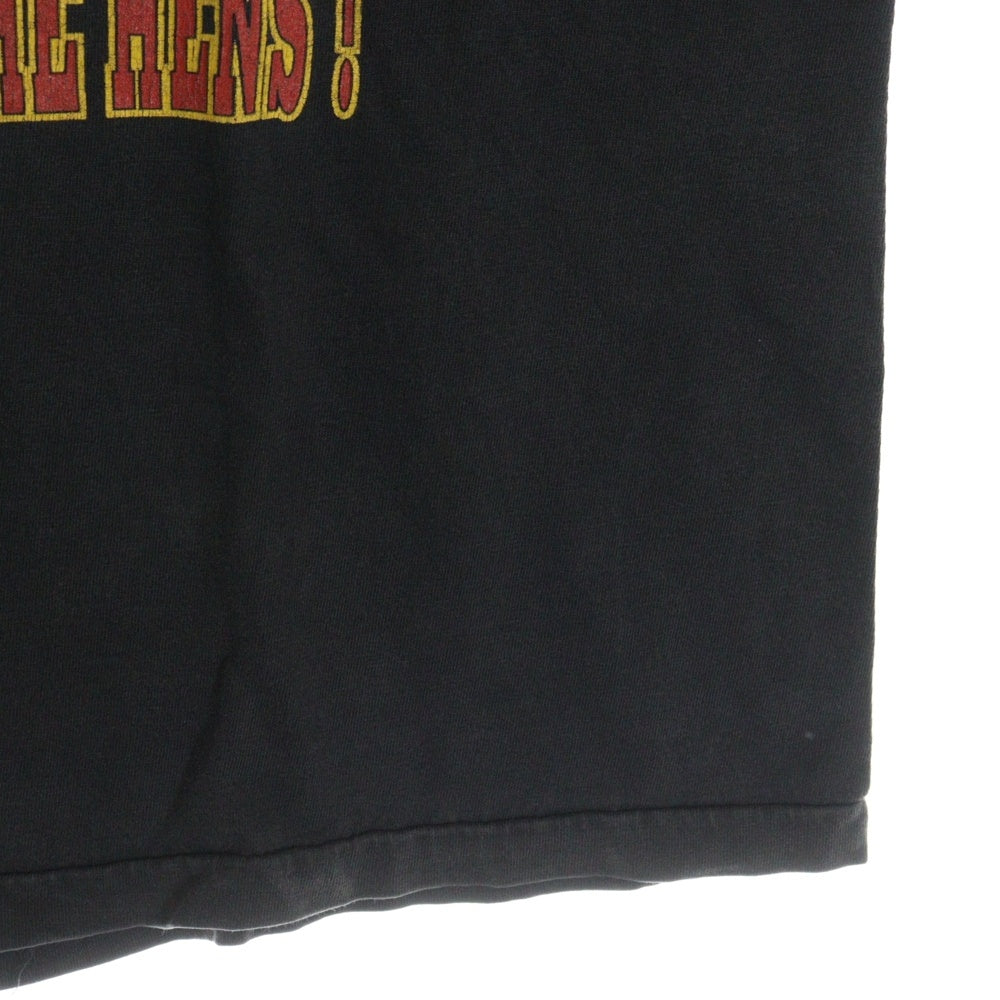 VINTAGE(ヴィンテージ) 90s RUN WITH THE ROOSTERS Tシャツ 半袖カットソー ブラック