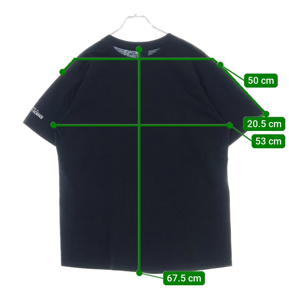 VINTAGE(ヴィンテージ) 00s BRAIN ブレイン フロント プリント Tシャツ 半袖カットソー ブラック