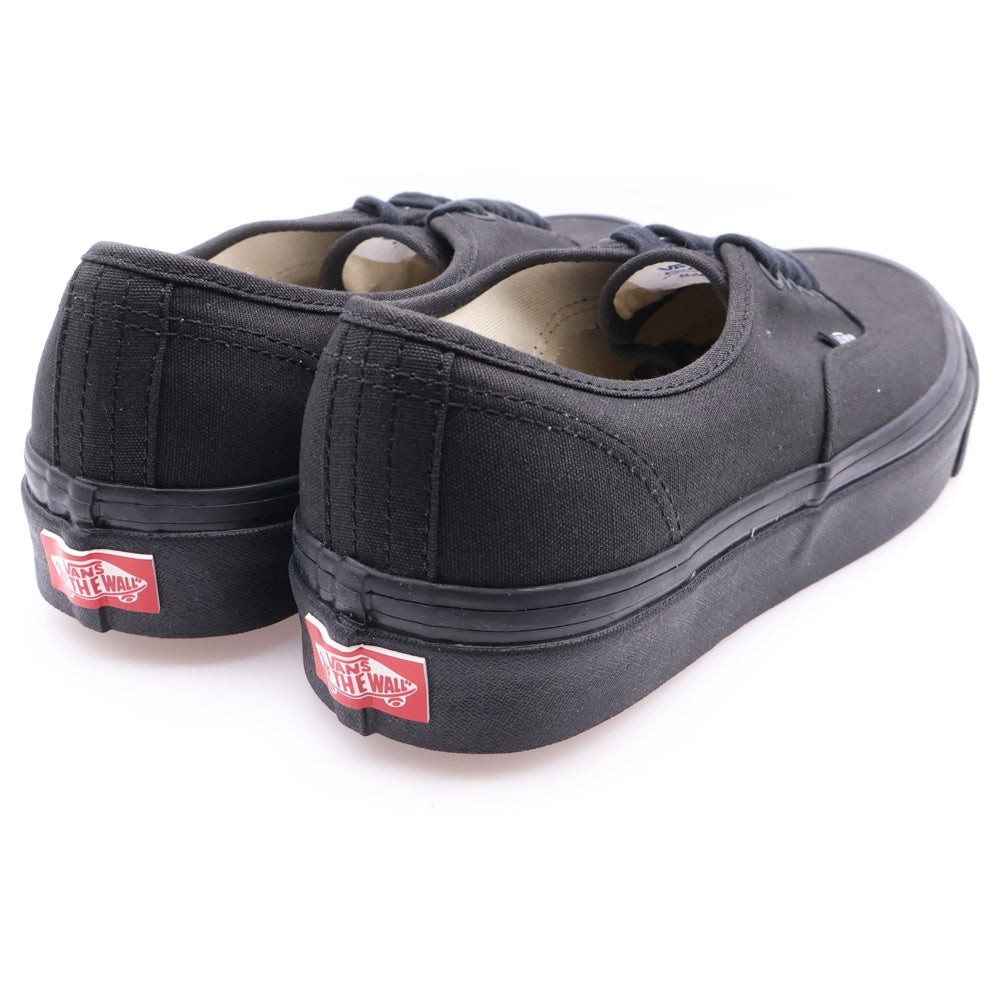 VANS(ヴァンズ) AUTHENTIC BLACK オーセンティック キャンバス スリッポン ローカットスニーカー 721278 オールブラック