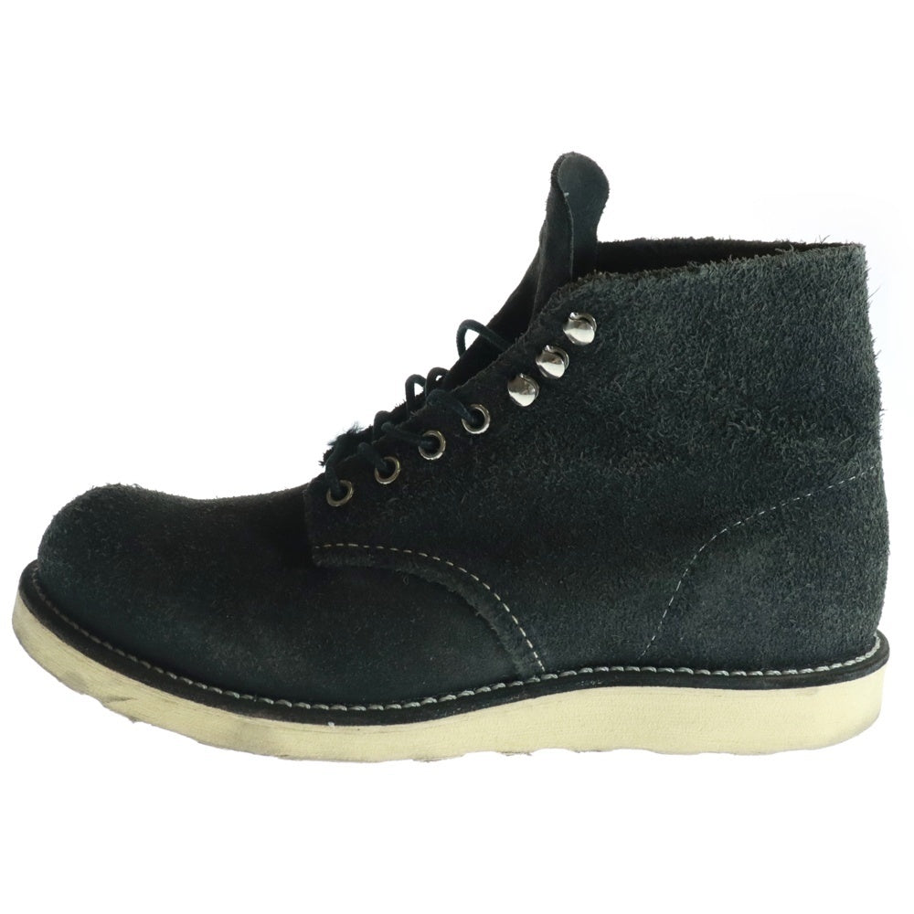 RED WING(レッド ウイング) 6-inch Classic Round 6インチ クラシックラウンド 8174 スエード ブーツ ブラック