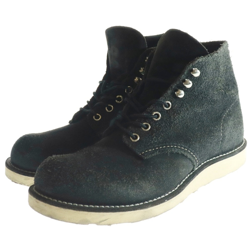 RED WING(レッド ウイング) 6-inch Classic Round 6インチ クラシックラウンド 8174 スエード ブーツ ブラック