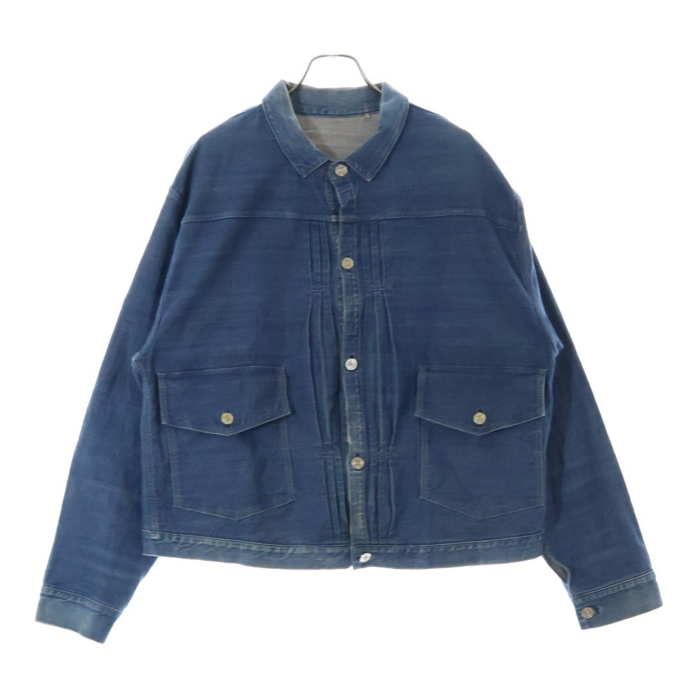 Levi's VINTAGE CLOTHING(リーバイス ビンテージ クロージング) LVC プリーツブラウス デニムジャケット 1879 モデル インディゴ A4395-0001