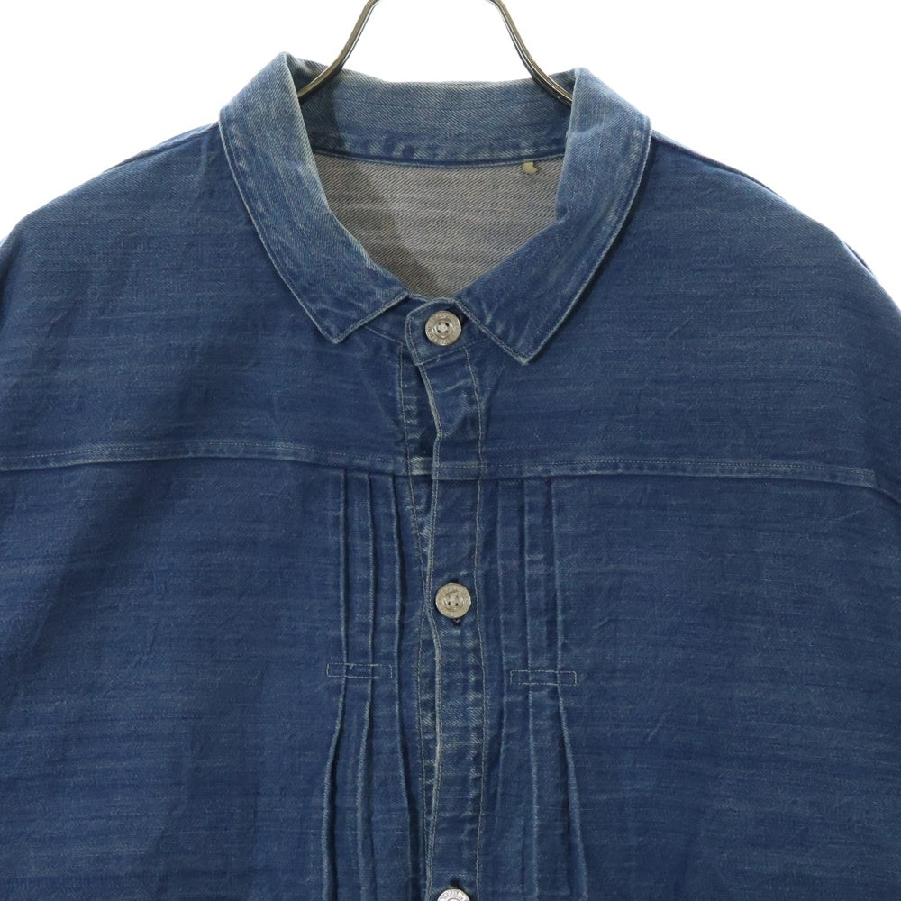 Levi's VINTAGE CLOTHING(リーバイス ビンテージ クロージング) LVC プリーツブラウス デニムジャケット 1879 モデル インディゴ A4395-0001