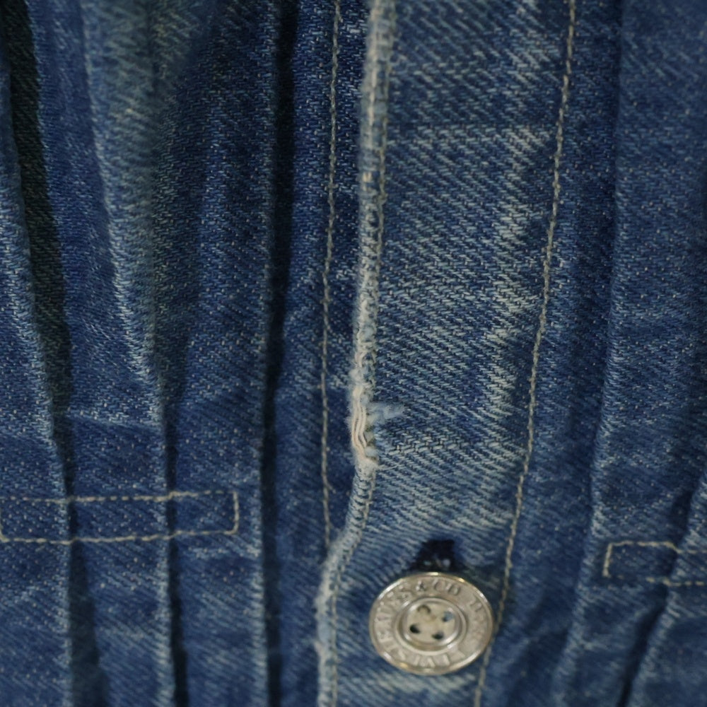 Levi's VINTAGE CLOTHING(リーバイス ビンテージ クロージング) LVC プリーツブラウス デニムジャケット 1879 モデル インディゴ A4395-0001