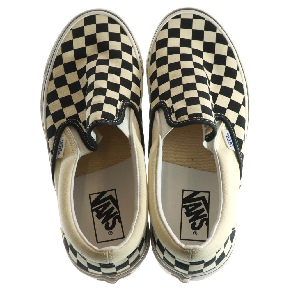 VANS(ヴァンズ) CHECKERBOARD ANAHEIM FACTORY チェッカー アナハイムファクトリー キャンバス ローカットスニーカー スリッポン 507452 ホワイト/ブラック